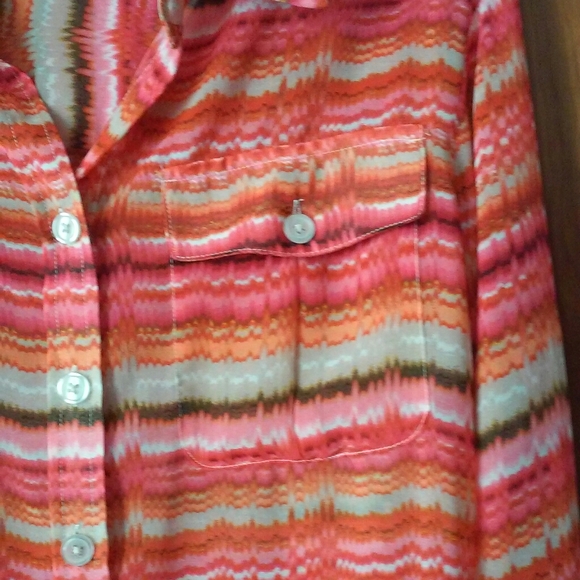 Bellefleur Striped Shirt size m - Picture 6 of 7